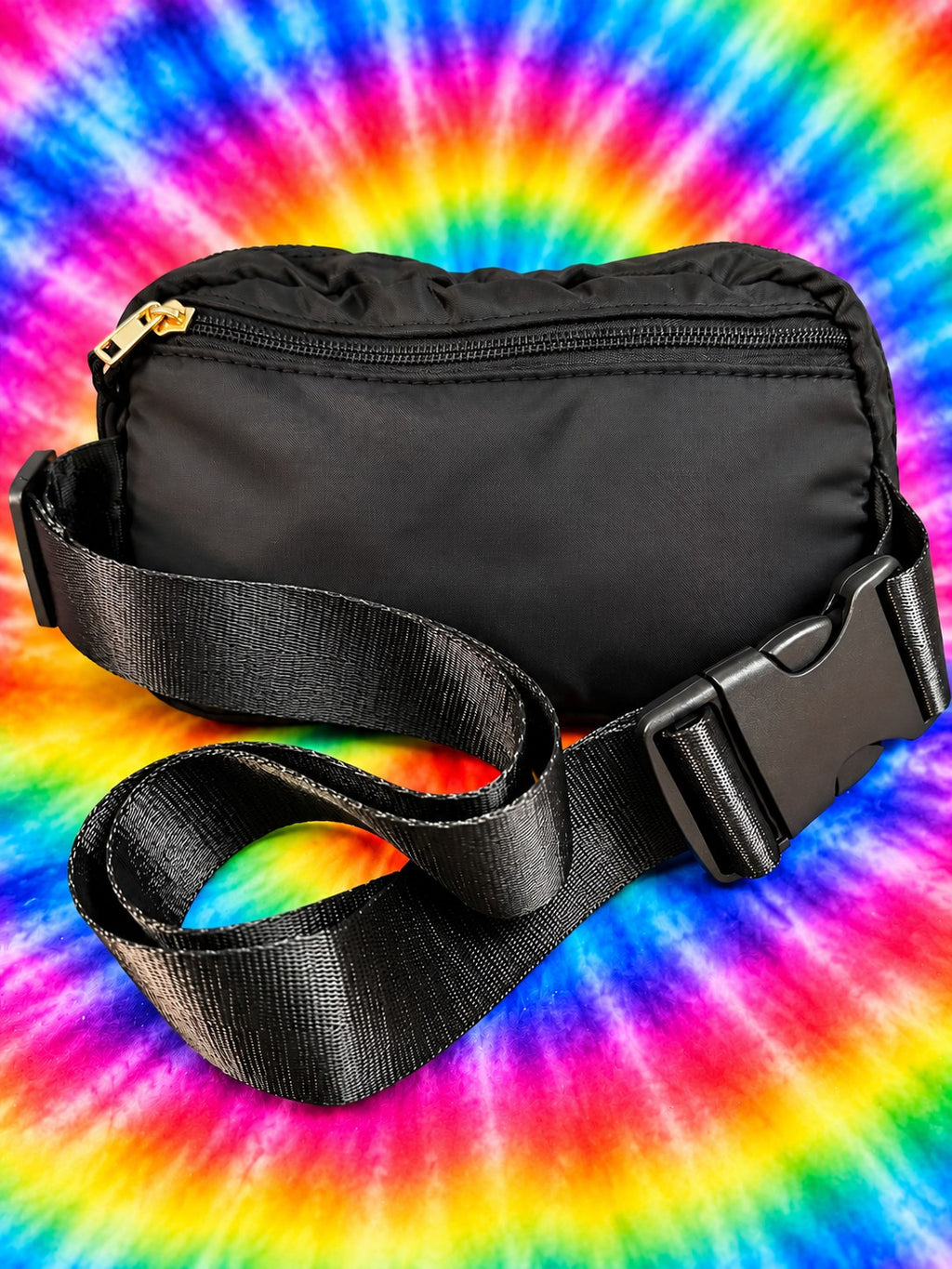 4C Sensory Center belt bag in black, back with strap