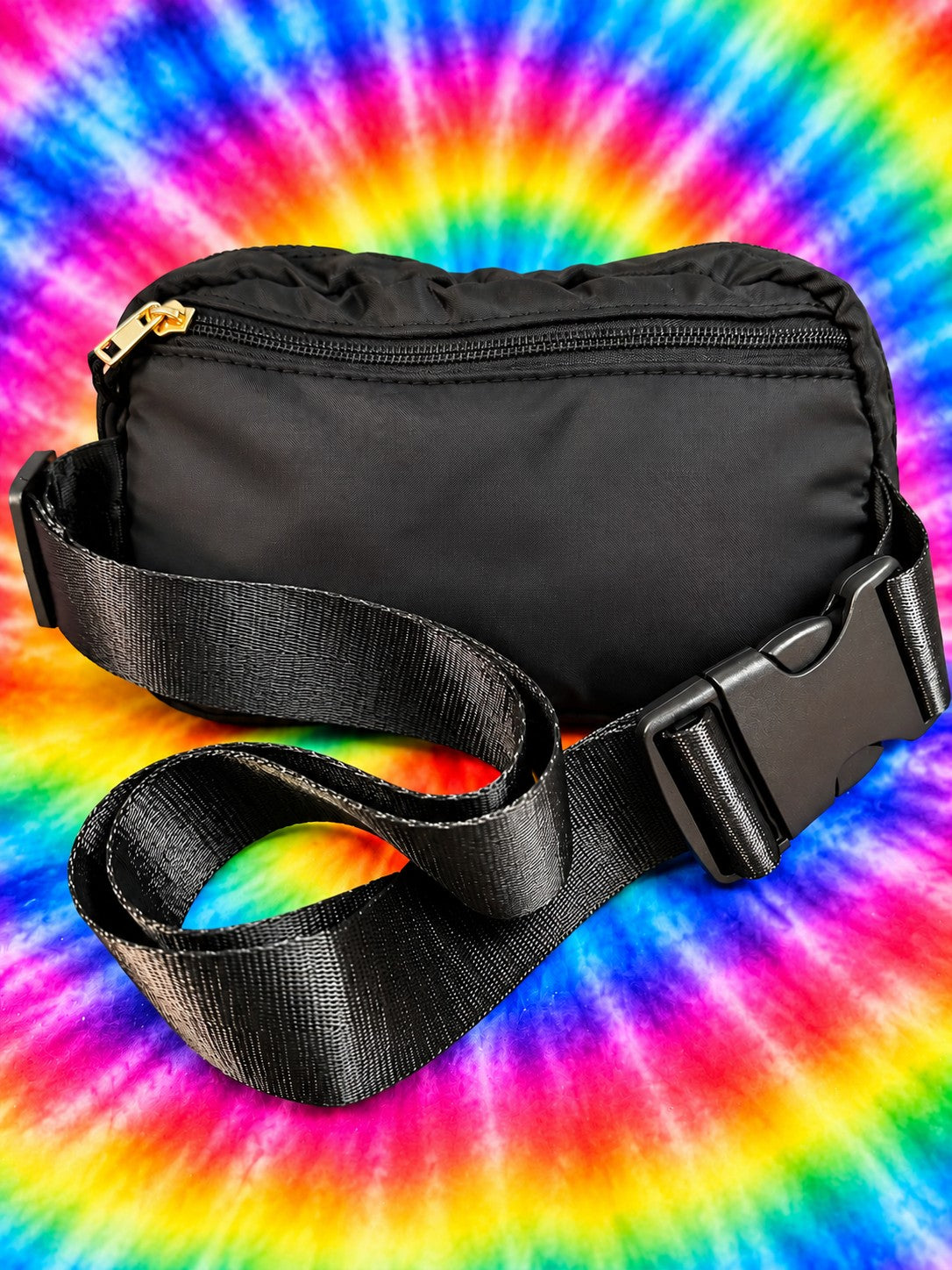 4C Sensory Center belt bag in black, back with strap