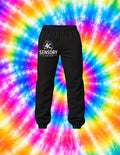 4C Sensory Center black joggers with logo on the leg
