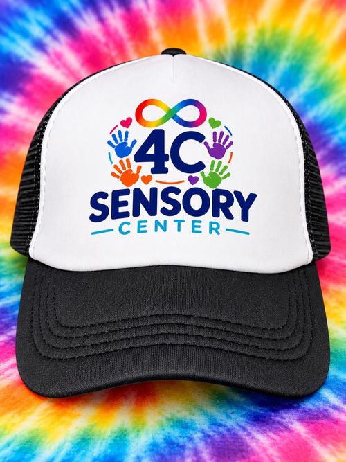 4C Sensory Center trucker hat in black