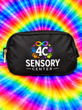 4C Sensory Center belt bag in black, front